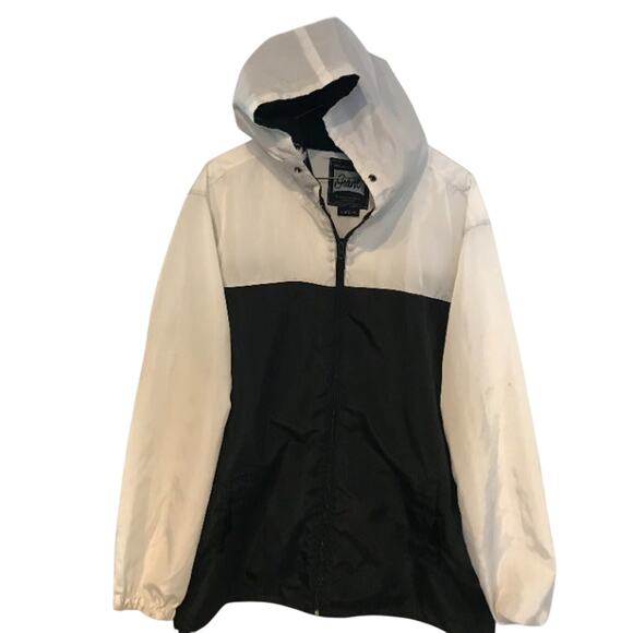 Beautiful Giant Hooded Windbreaker Mens L - Picture 1 of 4